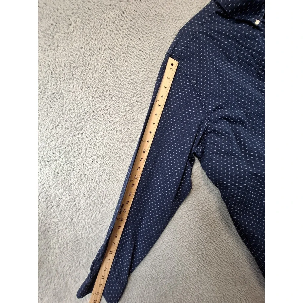 US Polo Assn. Casual Shirt Mens XLT Navy Blue‎ Classic Fit Collared Button Down